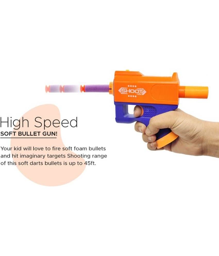 NHR Single-Fire Dart Blaster , Incl. 3 Darts , for Ages 8+ Guns & Darts (Multicolor)