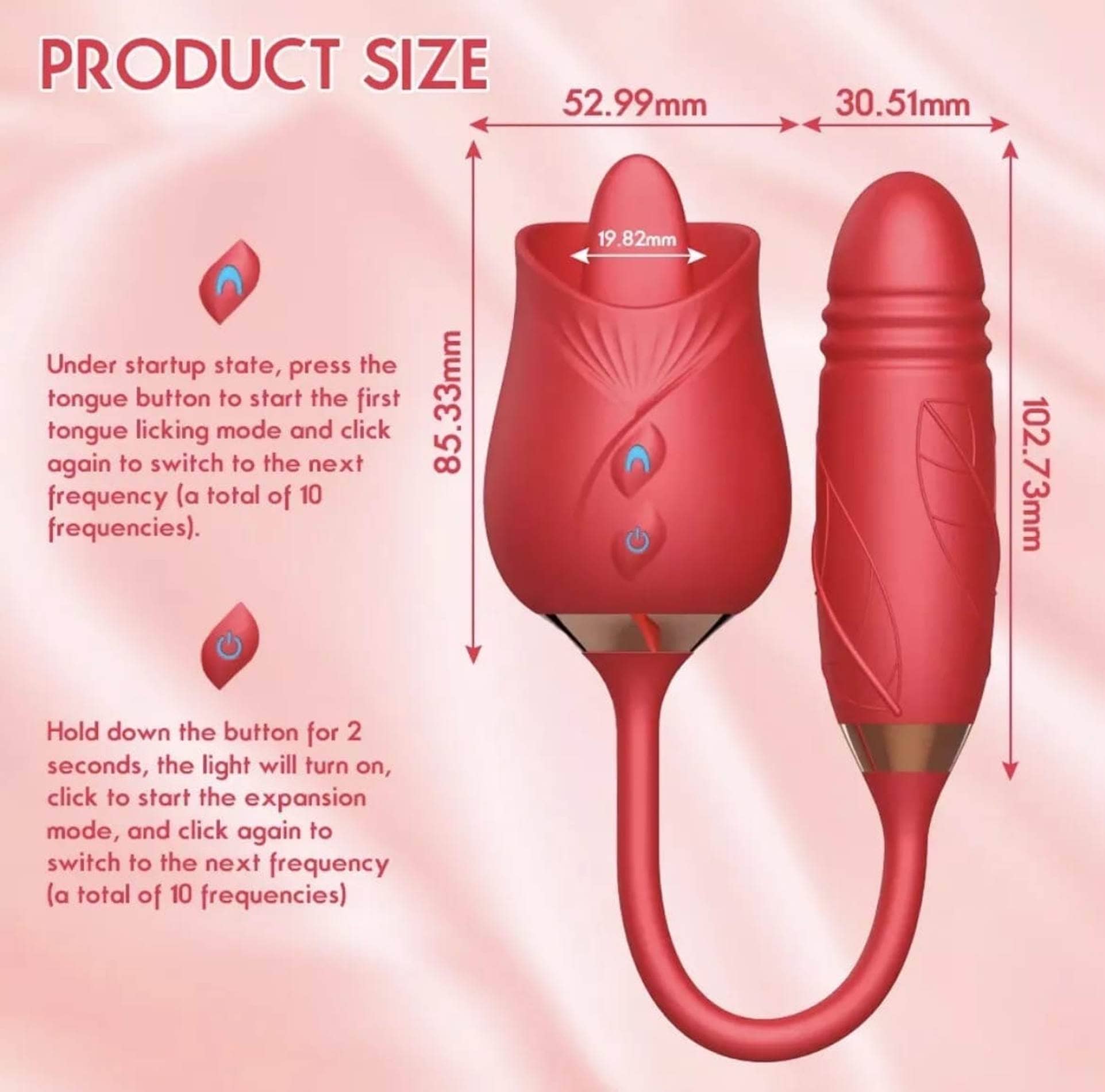 New Design Tongue Vibrator Licking Massager Clitoral Vibrator Clit Women Masturbator Tongue-Shaped Vibrator BY-SEX TANTRA