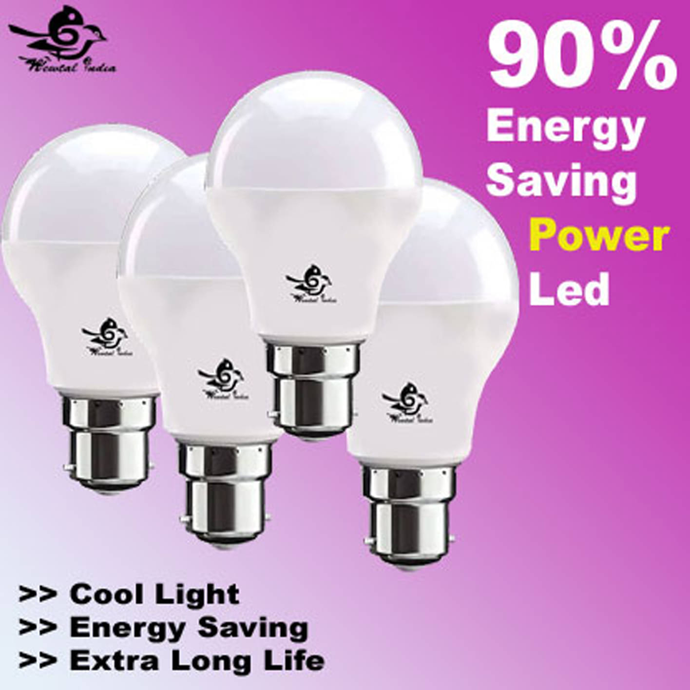 Newtal India 1w Cool Day Light LED Bulb ( Pack of 4 ) Newtal India 1w Cool Day Light LED Bulb ( Pack of 4 )