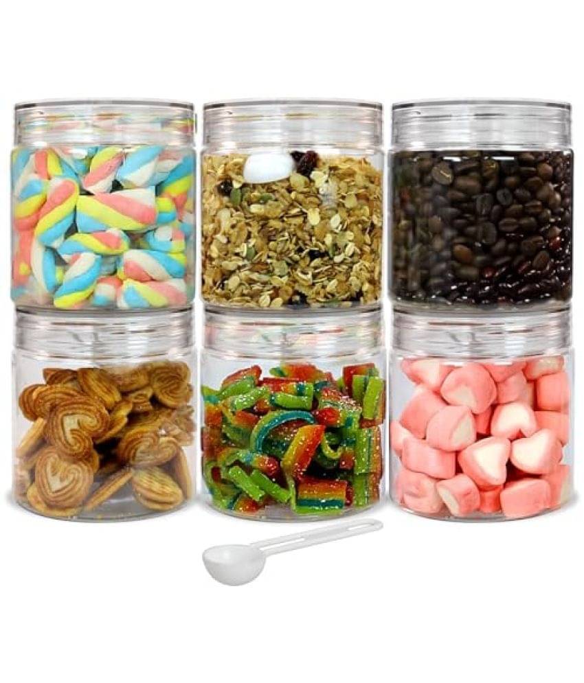     			PearlPet Tiffany_500ml PET Transparent Spice Container ( Set of 6 )