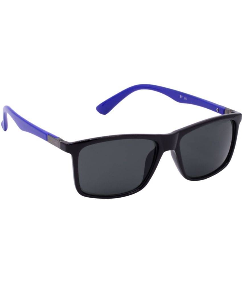 RED LEAF Black Rectangular Sunglasses ( Pack of 1 ) RED LEAF Black Rectangular Sunglasses ( Pack of 1 )