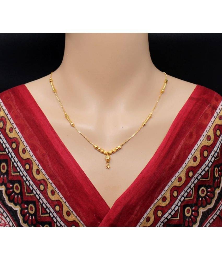 SONI DESIGNS Gold Plated Chain ( Set of 1 ) SONI DESIGNS Gold Plated Chain ( Set of 1 )