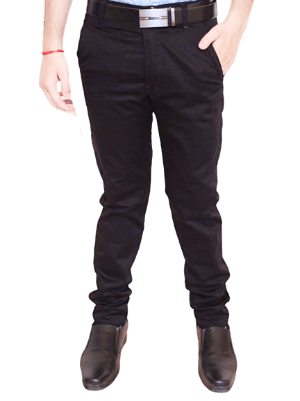     			Shubh paridhaan Slim Pleated Men's Joggers - Black ( Pack of 1 )
