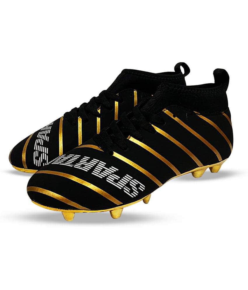     			Spartan Gold Black Football Shoes