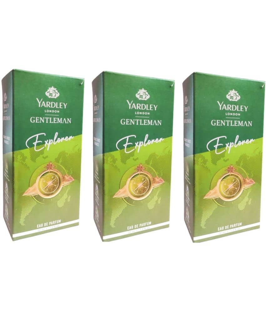 Yardley London 3 GENTLEMAN EXPLORER  PERFUME ,30 ML Deodorant Spray for Women,Men,Unisex 90 ml ( Pack of 3 )