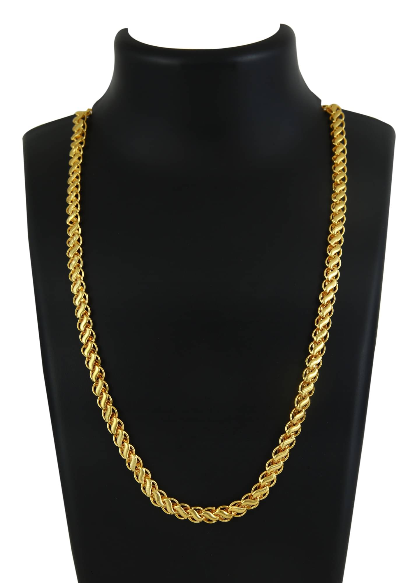     			AKLINA Gold Plated Chain ( Set of 1 )