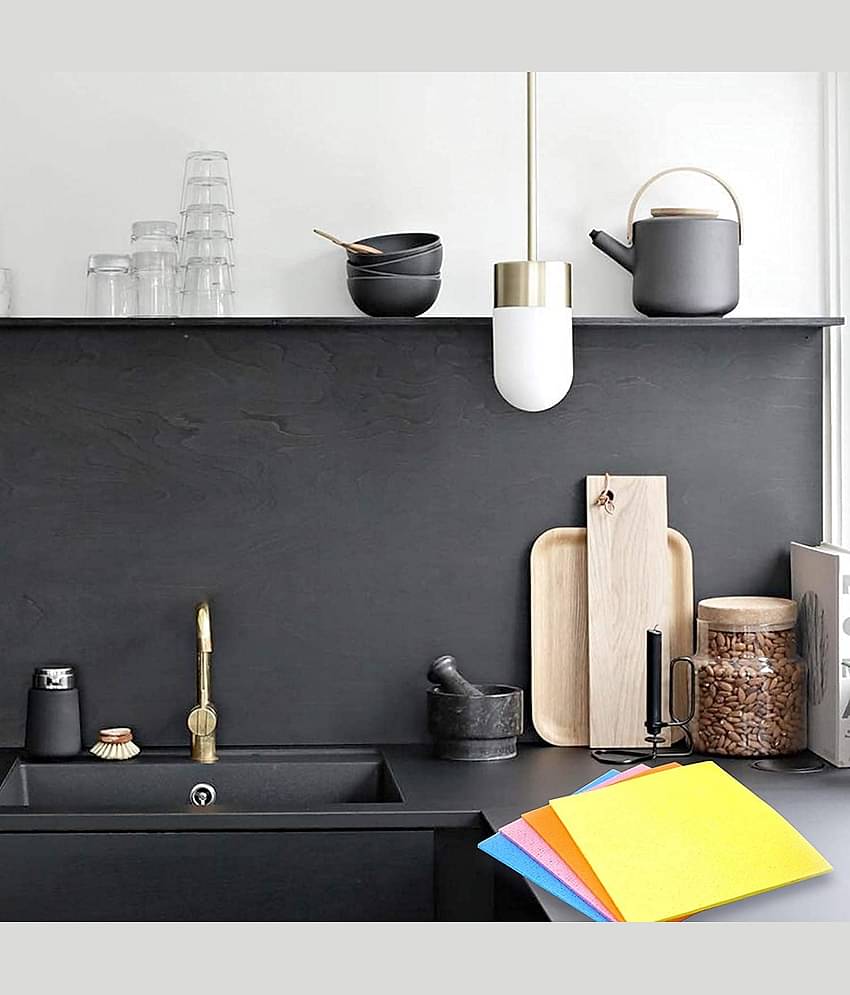 ATIPRIYA- Kitchen Cleaning Sponge Wipes Mop - Pack of 5 Pieces