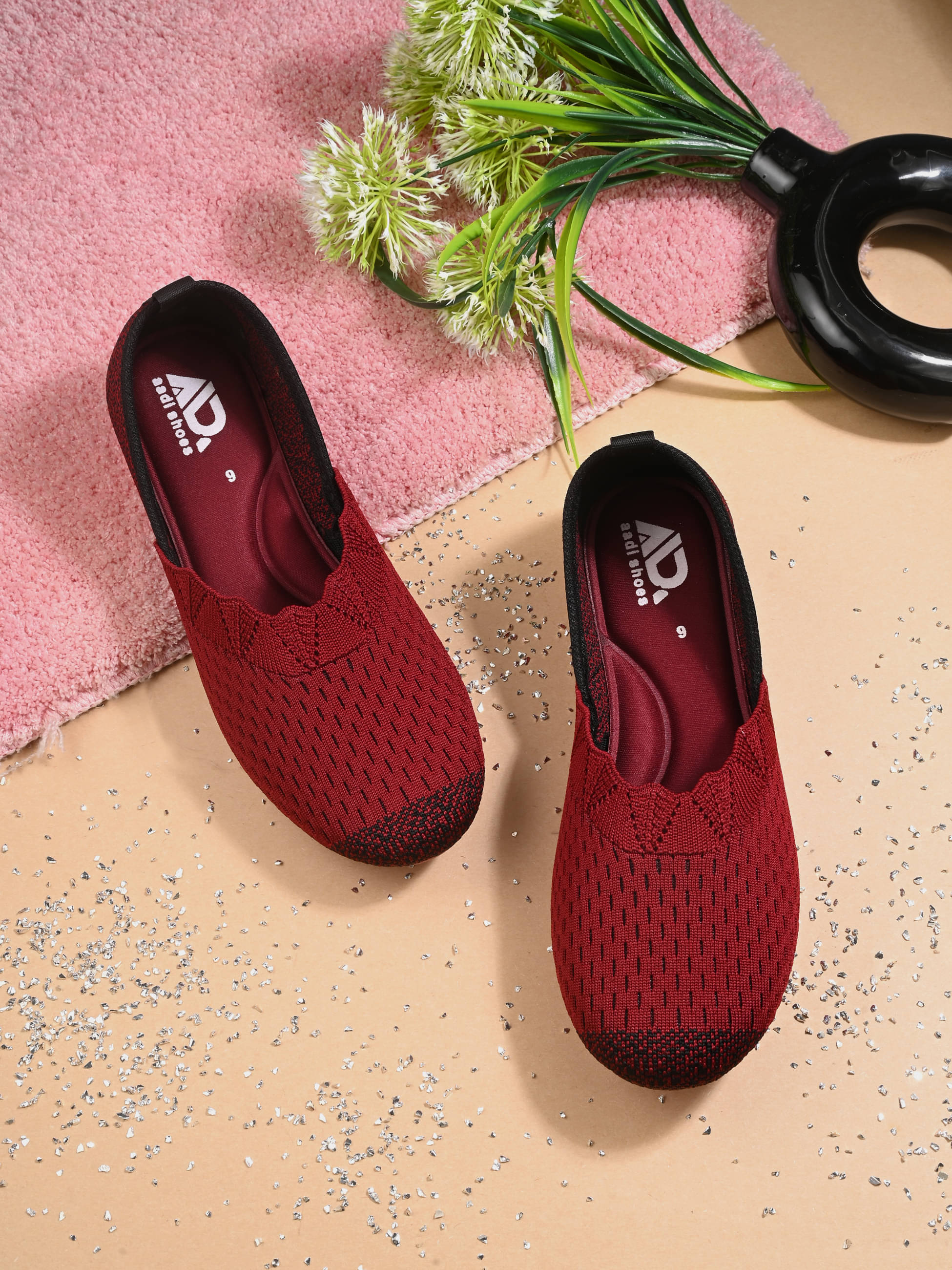 Aadi Maroon Women's Casual Ballerinas Aadi Maroon Women's Casual Ballerinas