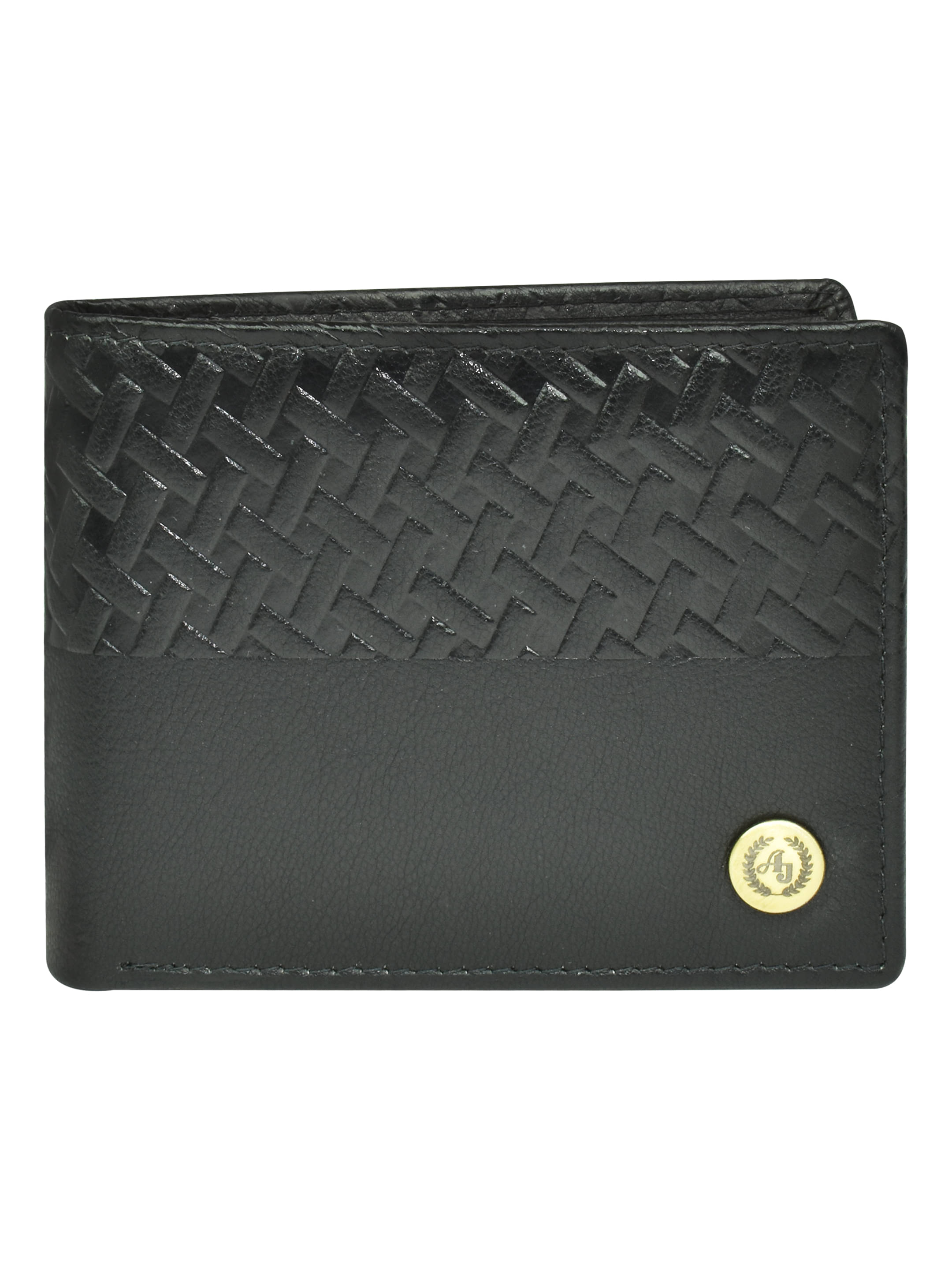     			Ajanta Black 100% Leather Men's Regular Wallet ( Pack of 1 )
