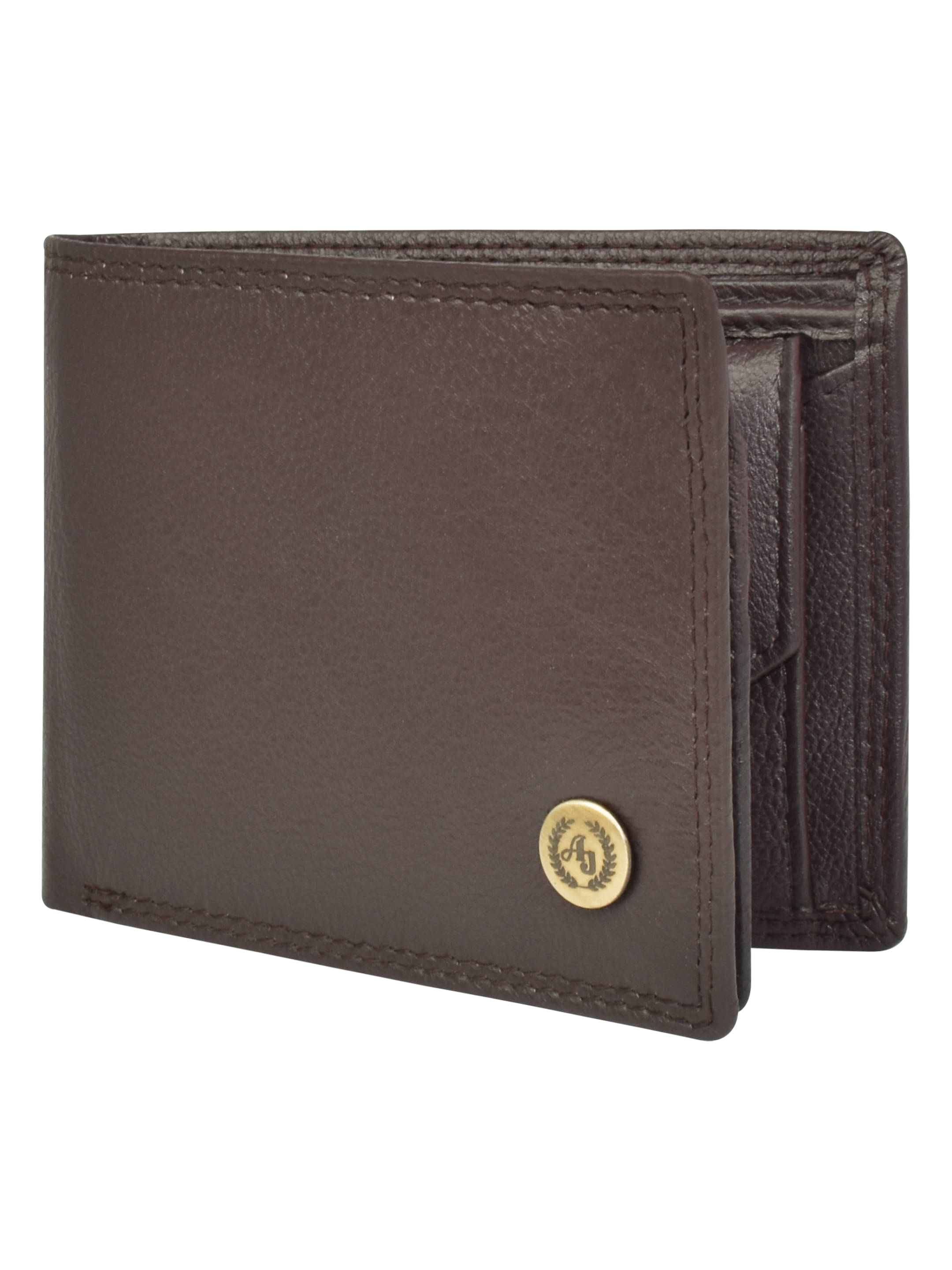     			Ajanta Brown 100% Leather Men's Regular Wallet ( Pack of 1 )