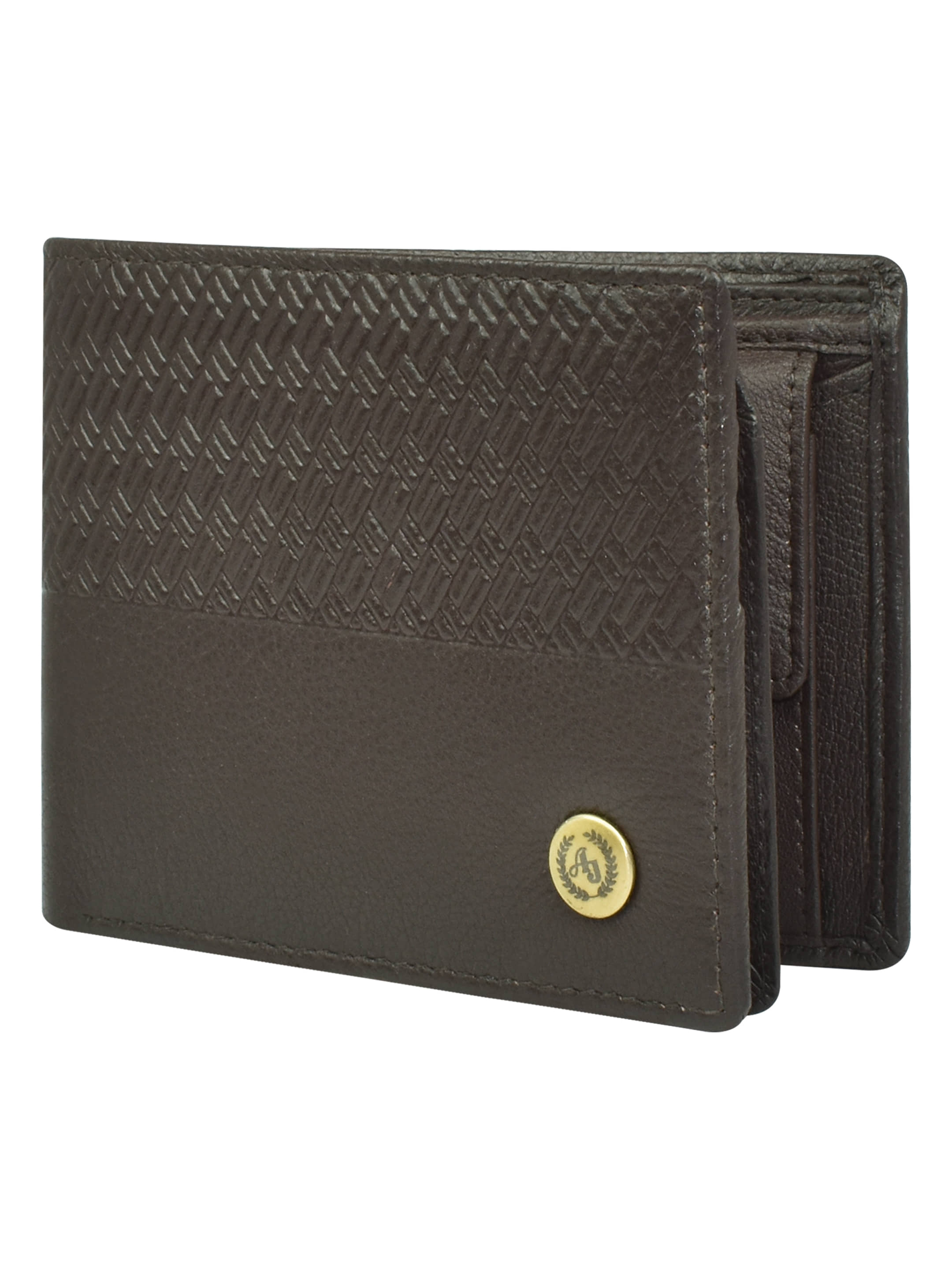 Ajanta Brown 100% Leather Men's Regular Wallet ( Pack of 1 ) - Handbags | Buy online on ZillyBuy