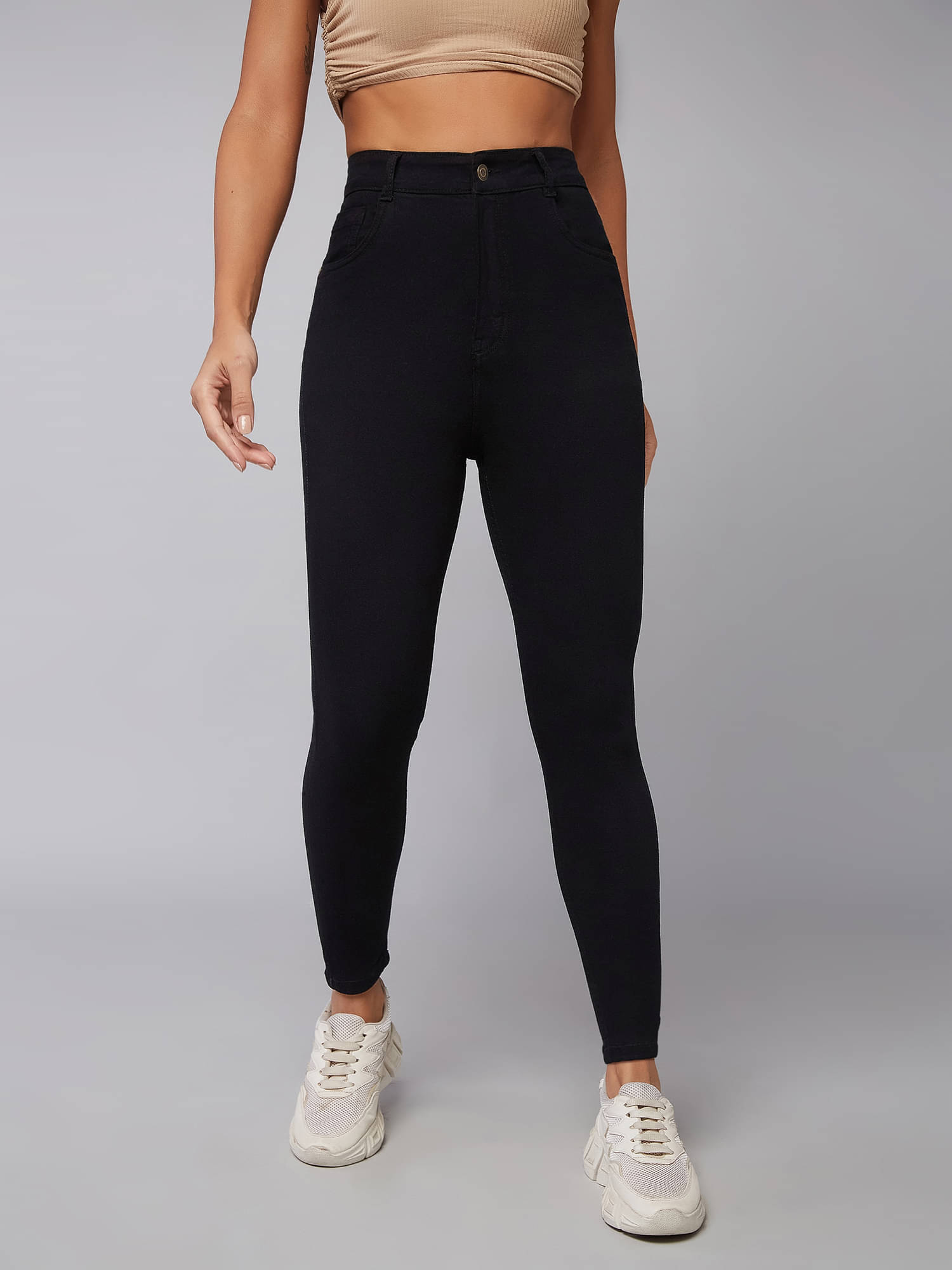     			Dolce Crudo - Black Denim Skinny Fit Women's Jeans ( Pack of 1 )