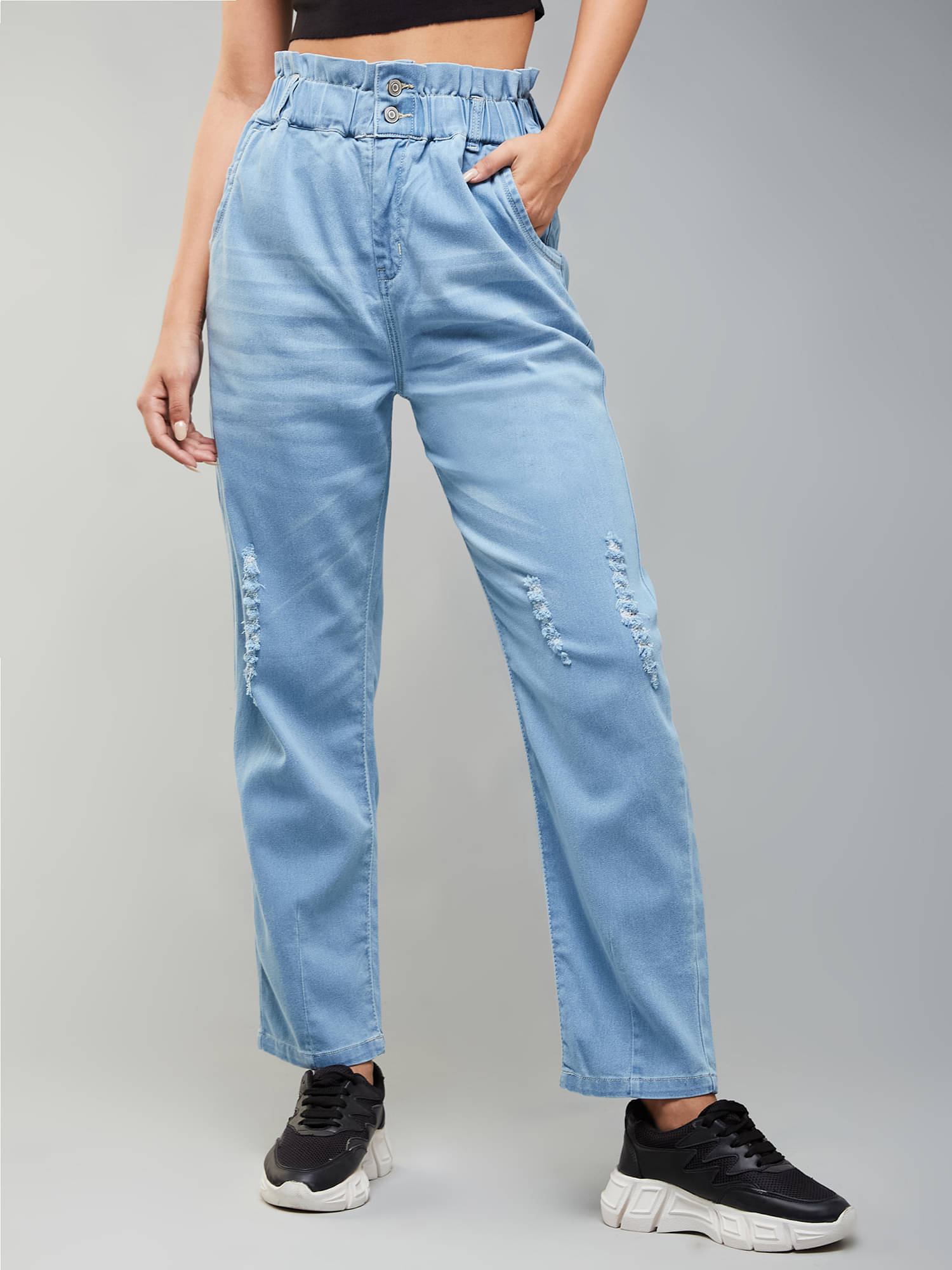     			Dolce Crudo - Blue Denim Regular Fit Women's Jeans ( Pack of 1 )