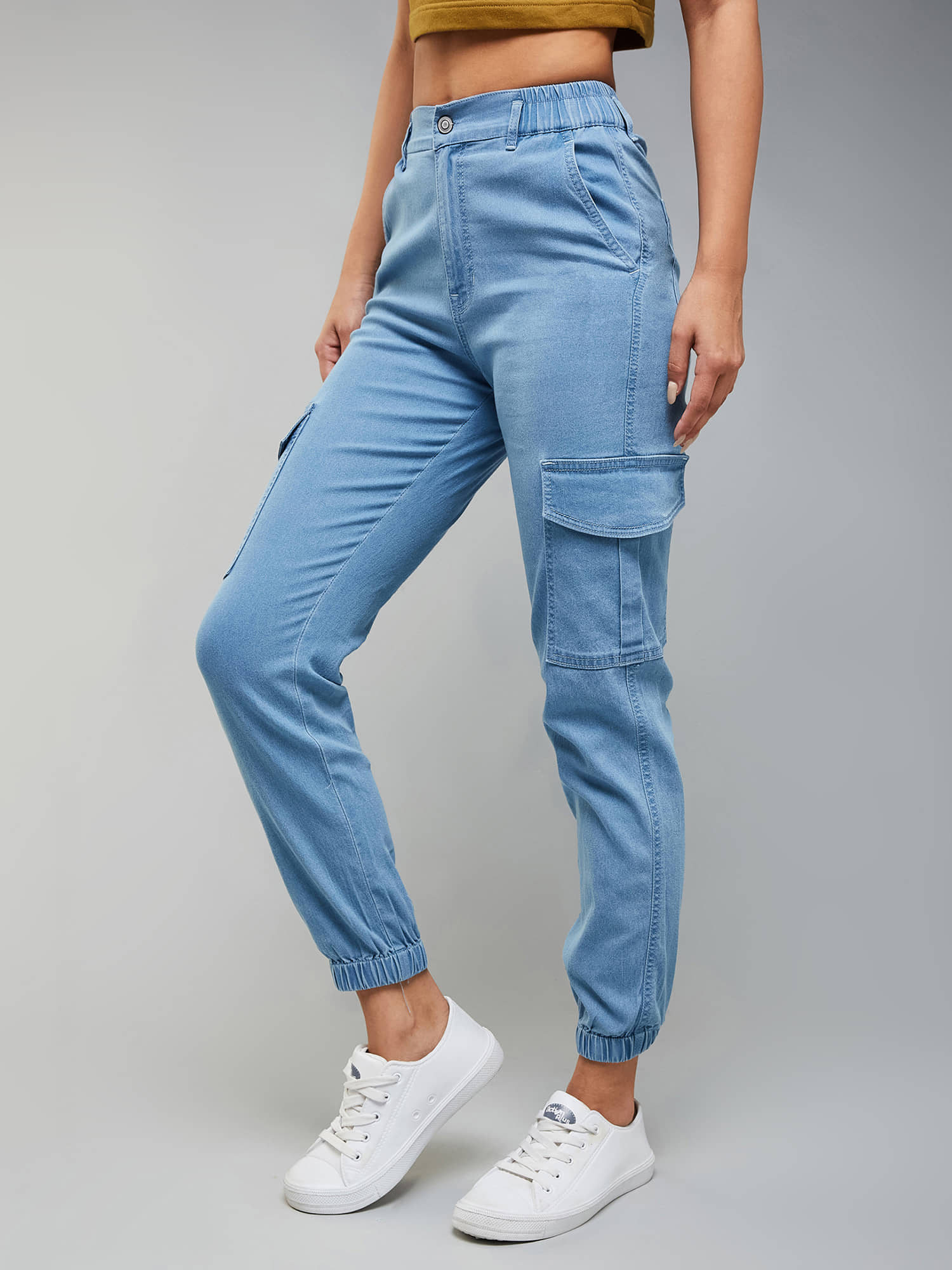 Dolce Crudo - Blue Denim Regular Fit Women's Jeans ( Pack of 1 ) - Jeans | Buy online on ZillyBuy