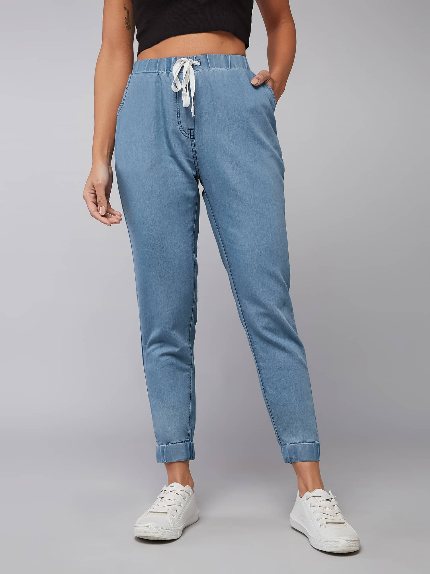     			Dolce Crudo - Blue Denim Regular Fit Women's Jeans ( Pack of 1 )
