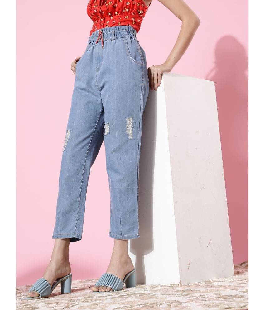     			Dolce Crudo - Blue Denim Regular Fit Women's Jeans ( Pack of 1 )