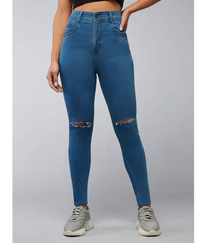     			Dolce Crudo - Blue Denim Skinny Fit Women's Jeans ( Pack of 1 )