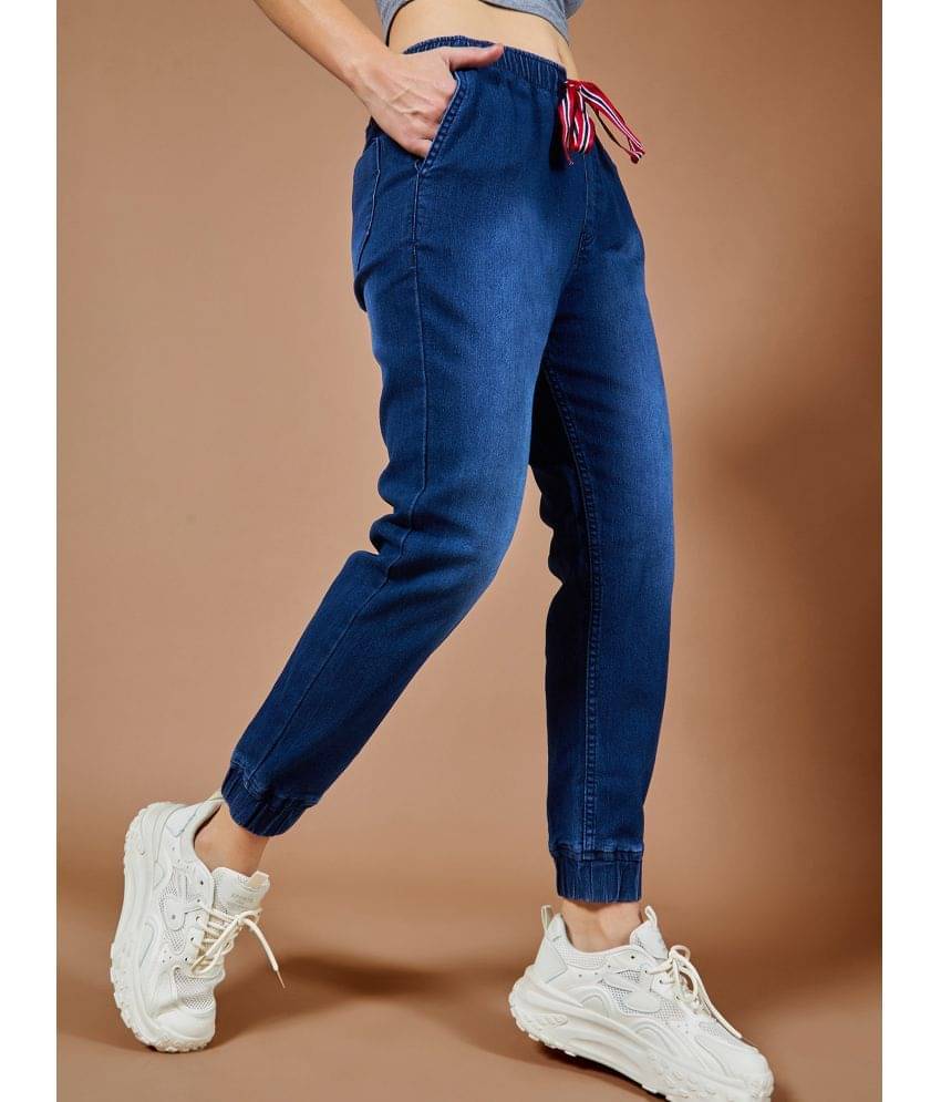     			Dolce Crudo - Navy Blue Denim Regular Fit Women's Jeans ( Pack of 1 )