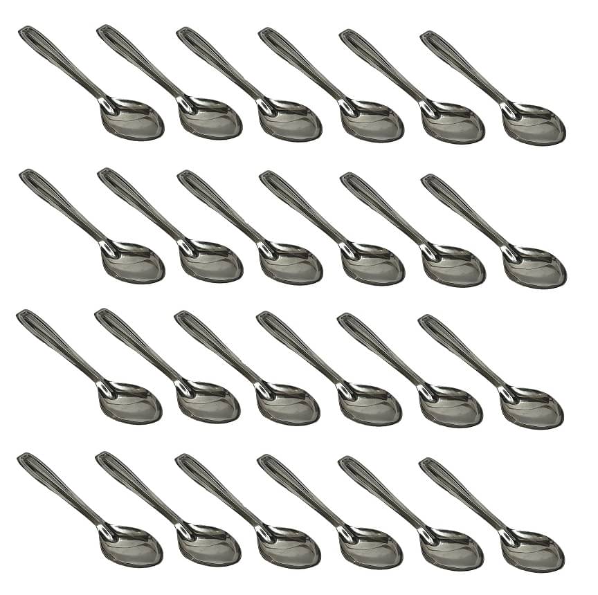     			Dynore Silver Stainless Steel Table Spoon ( Pack of 24 )