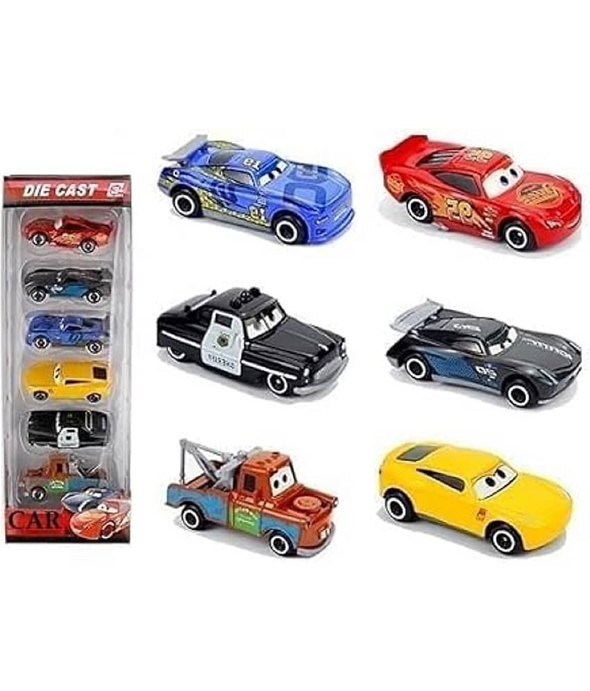 FEDIFU Mini Metal Die Cast Car Set of-6 Toy Vehicle Play Set Free Wheel High Speed Unbreakable Car for Kids, Small Racing Car for Exciting Playtime Adventures, Movie Vehicles Car for Kids - Toys and Games | Buy online on ZillyBuy