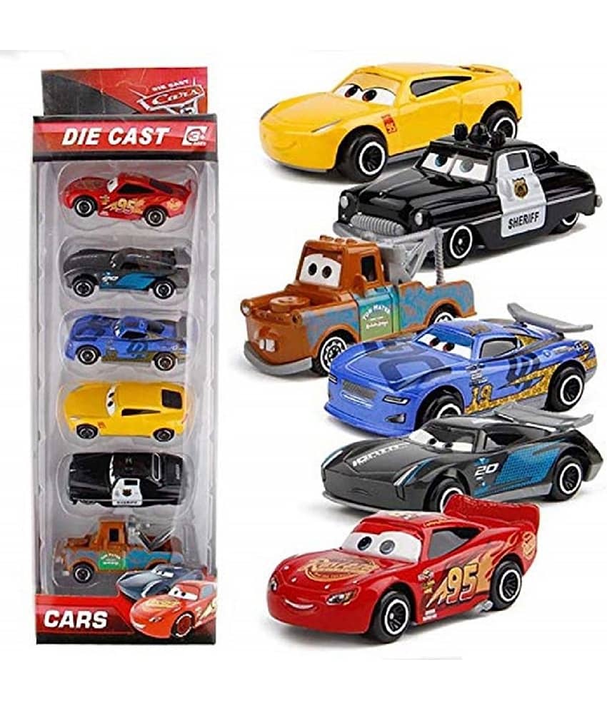 FEDIFU Mini Metal Die Cast Car Set of-6 Toy Vehicle Play Set Free Wheel High Speed Unbreakable Car for Kids, Small Racing Car for Exciting Playtime Adventures, Movie Vehicles Car for Kids - Toys and Games | Buy online on ZillyBuy