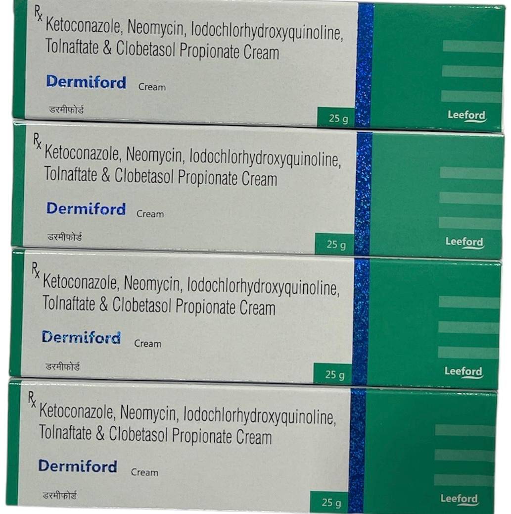     			Dermiford Face Cream 25 Gm (Pack Of 4)