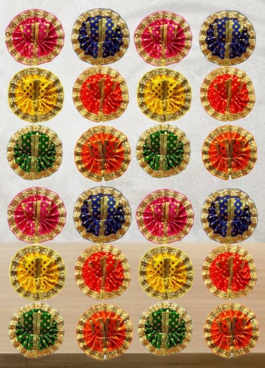 Green Spiritual Laddu Gopal Multicolor Cotton Dress ( Pack of 1 ) Green Spiritual Laddu Gopal Multicolor Cotton Dress ( Pack of 1 )