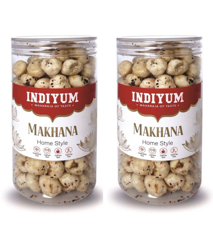 Indiyum Foxnuts Makhana Home Style Flavour 90gm (Pack of 2     			Indiyum Foxnuts Makhana Home Style Flavour 90gm (Pack of 2