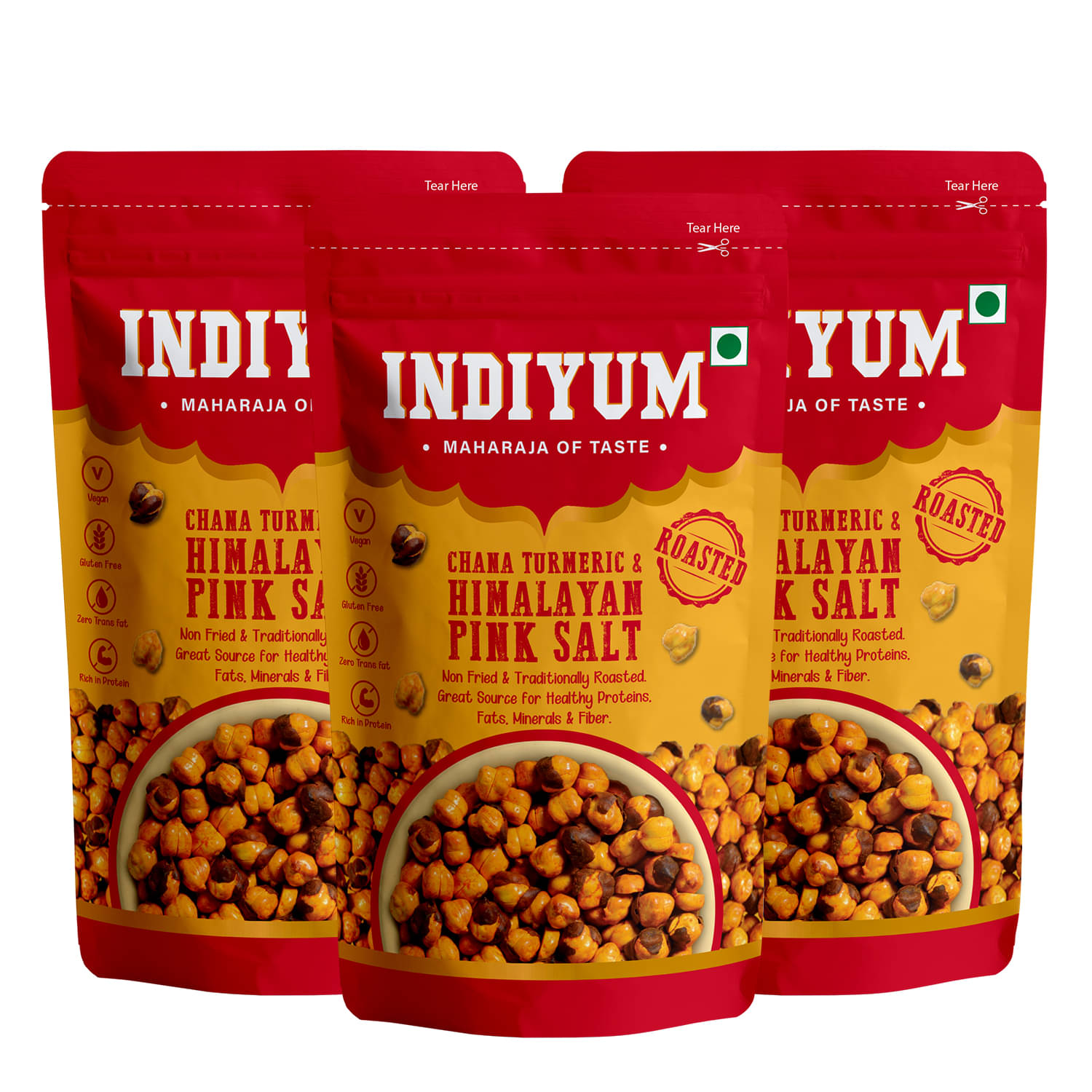 Indiyum Snacky Nuts 360 g Pack of 3 Indiyum Snacky Nuts 360 g Pack of 3