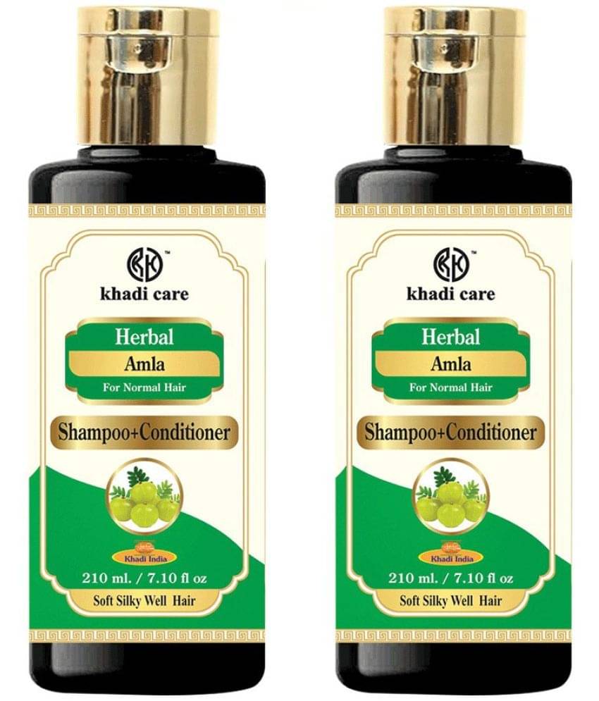     			Khadi Care Herbal Amla Shampoo + Conditioner (210ml Each) Pack of 2