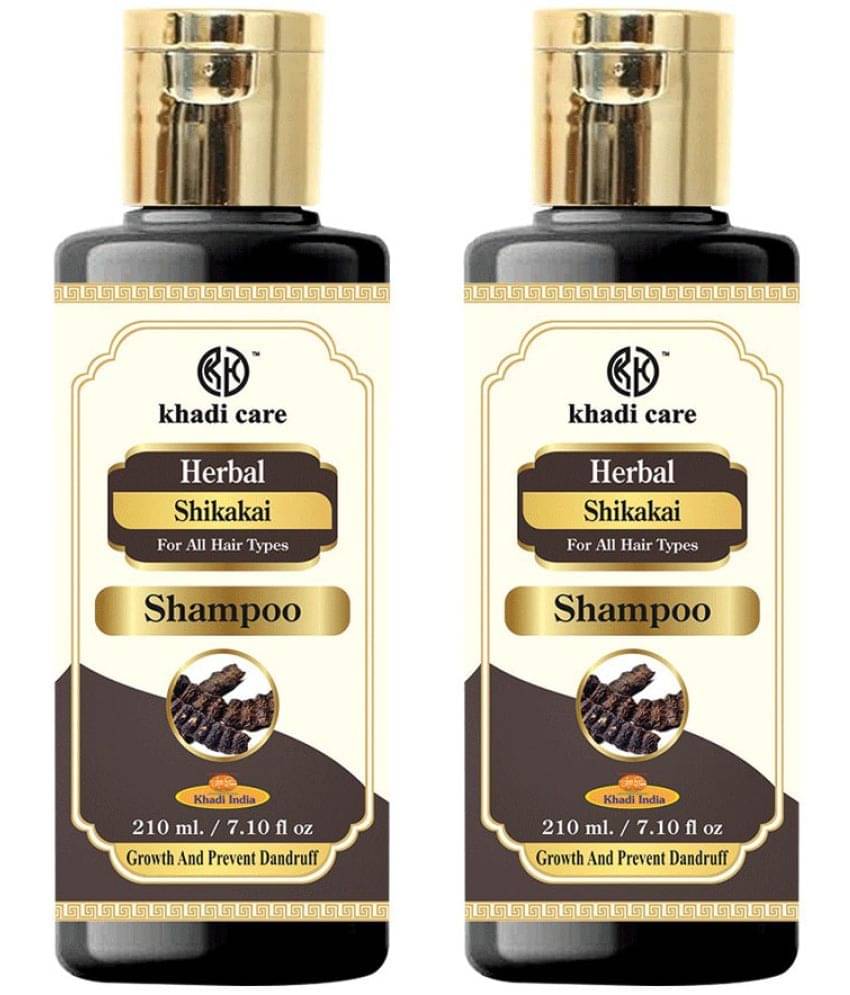     			Khadi Care Herbal Shikakai Shampoo (210ml Each) Pack of 2