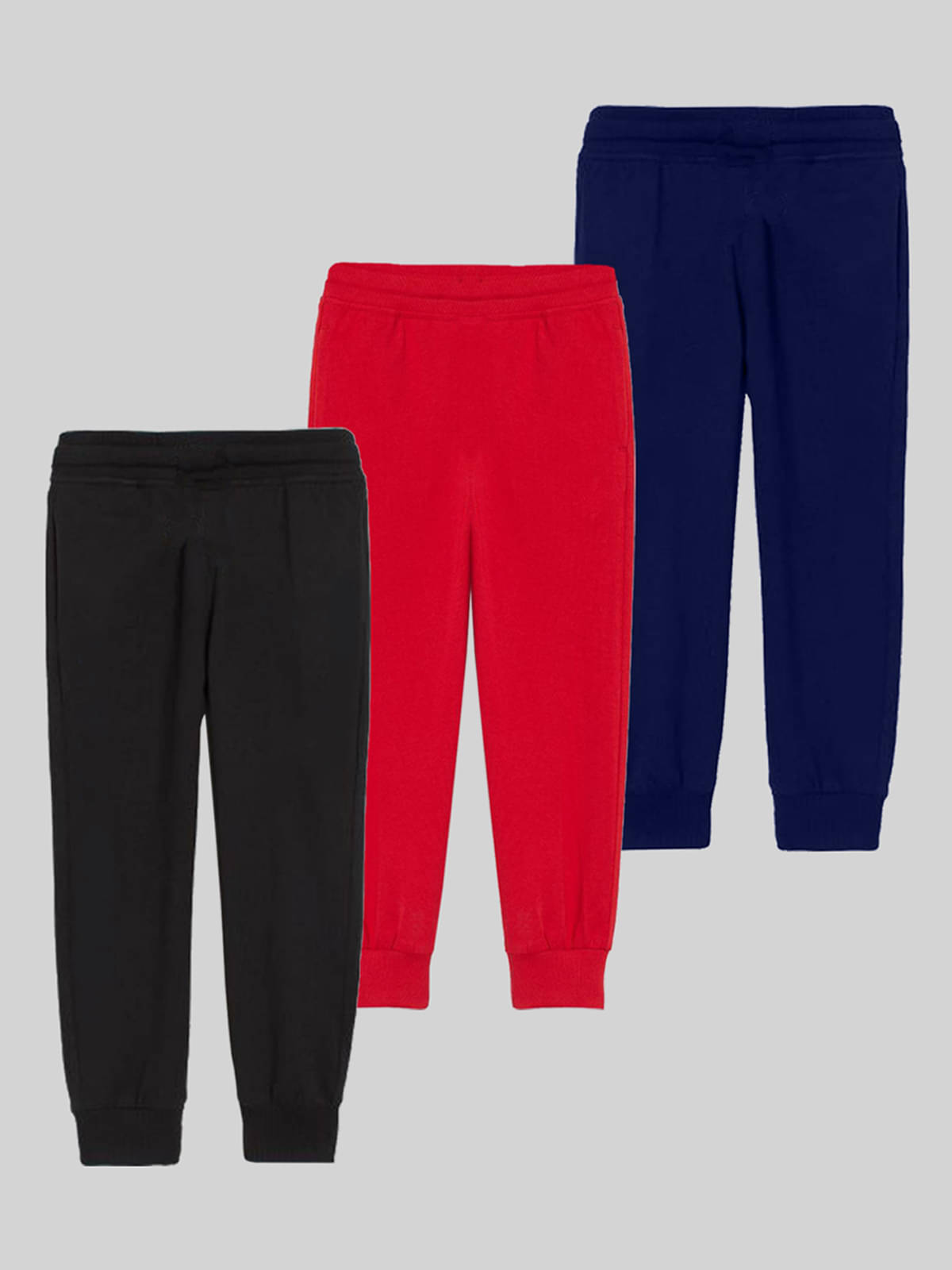     			Kuchipoo Pack of 3 Boys Cotton Blend Trackpant ( Multicolor 2 )