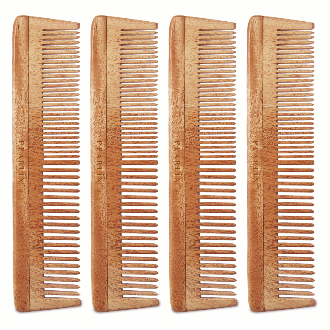     			PEARLIX Wide Tooth Comb For All Hair Types ( Pack of 4 )
