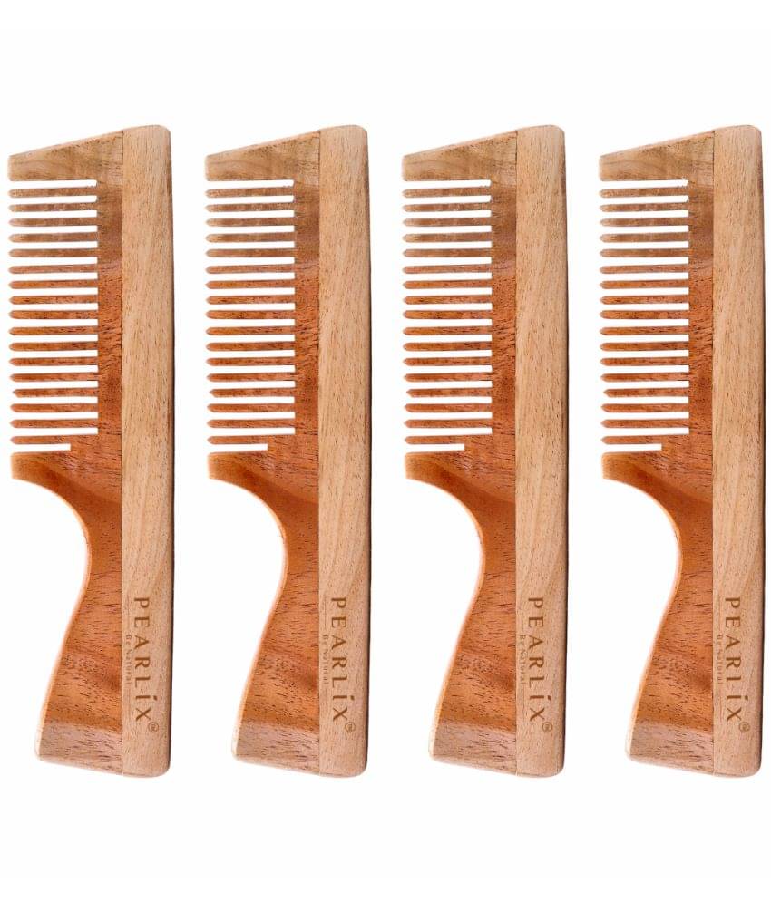     			PEARLIX Wide Tooth Comb For All Hair Types ( Pack of 4 )