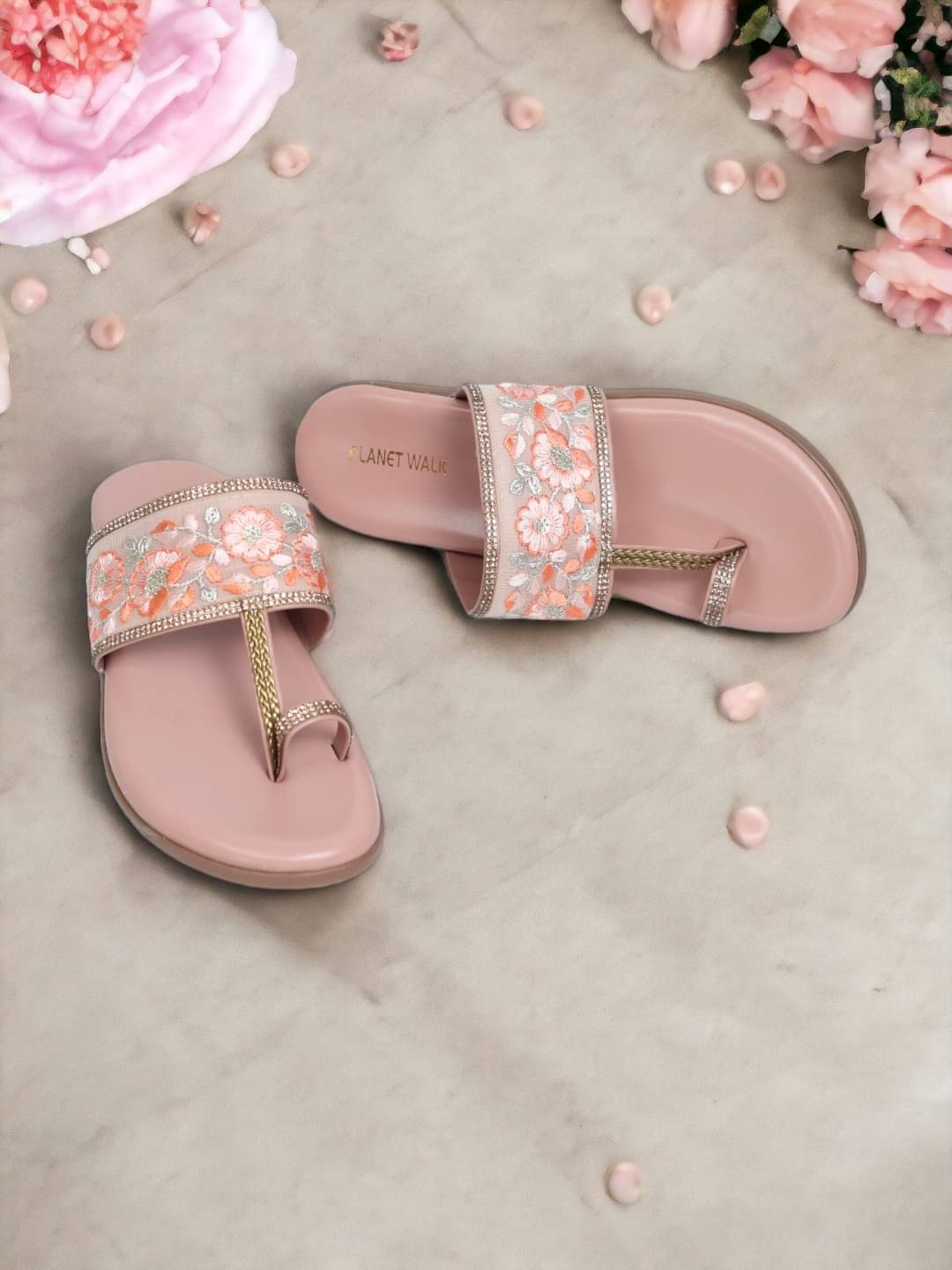     			PLANET WALK Pink Women's Flats