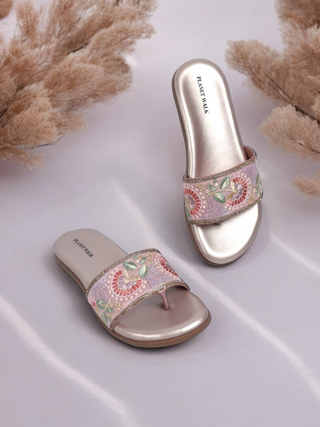 PLANET WALK Pink Women's Flats PLANET WALK Pink Women's Flats