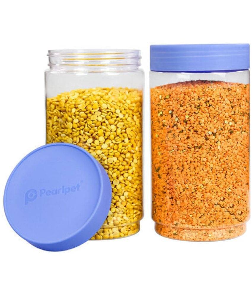     			PearlPet Plastic Blue Multi-Purpose Container ( Set of 2 )