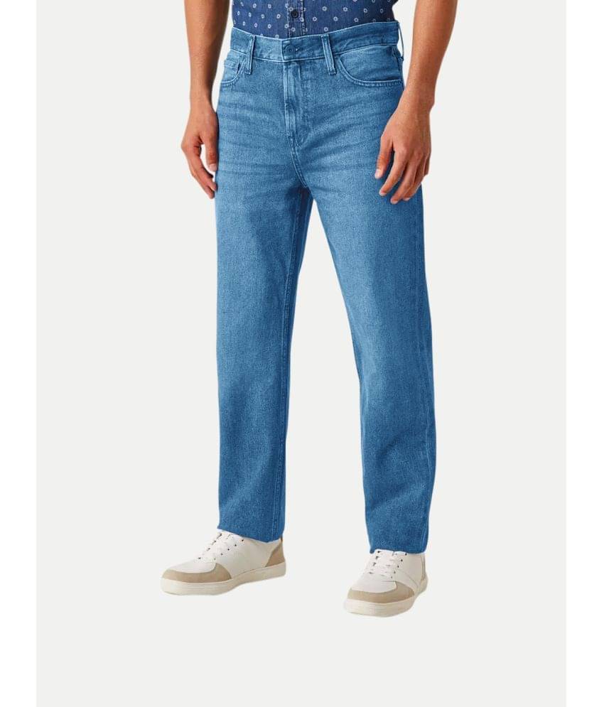 Radprix Regular Fit Washed Men's Jeans - Light Blue ( Pack of 1 ) Radprix Regular Fit Washed Men's Jeans - Light Blue ( Pack of 1 )