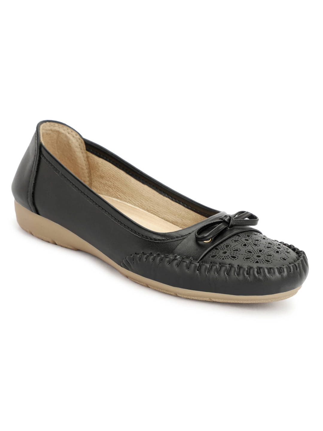     			Rimezs Black Women's Casual Ballerinas