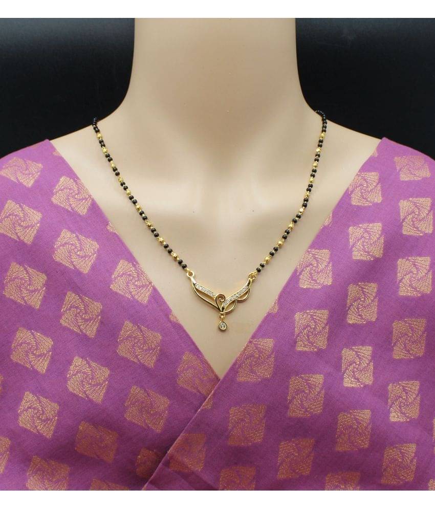     			SONI DESIGNS Golden Mangalsutra ( Pack of 1 )