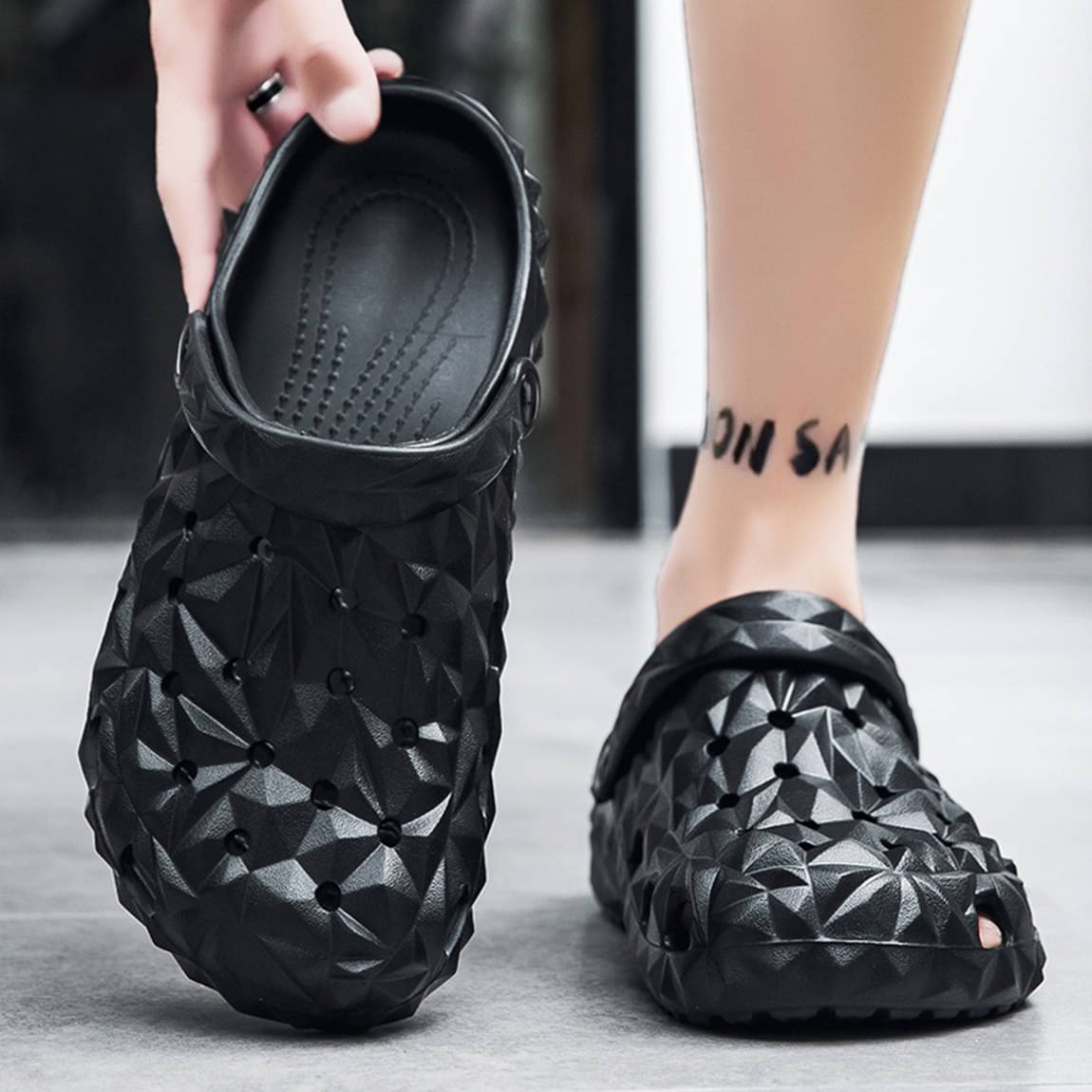 Secritas - Black Men's Clogs Secritas - Black Men's Clogs