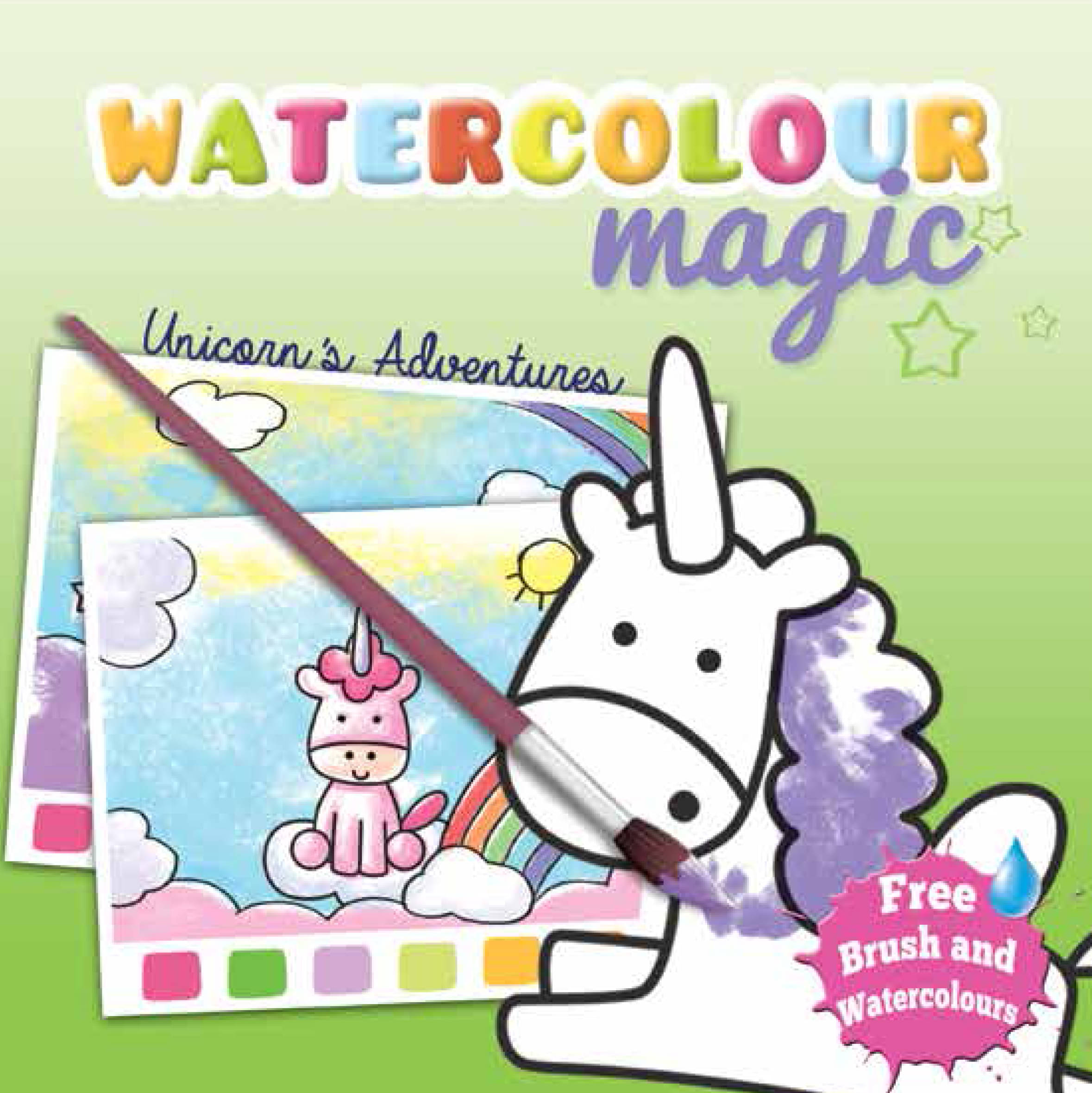     			Watercolour Magic Book: Unicorn’s Adventures