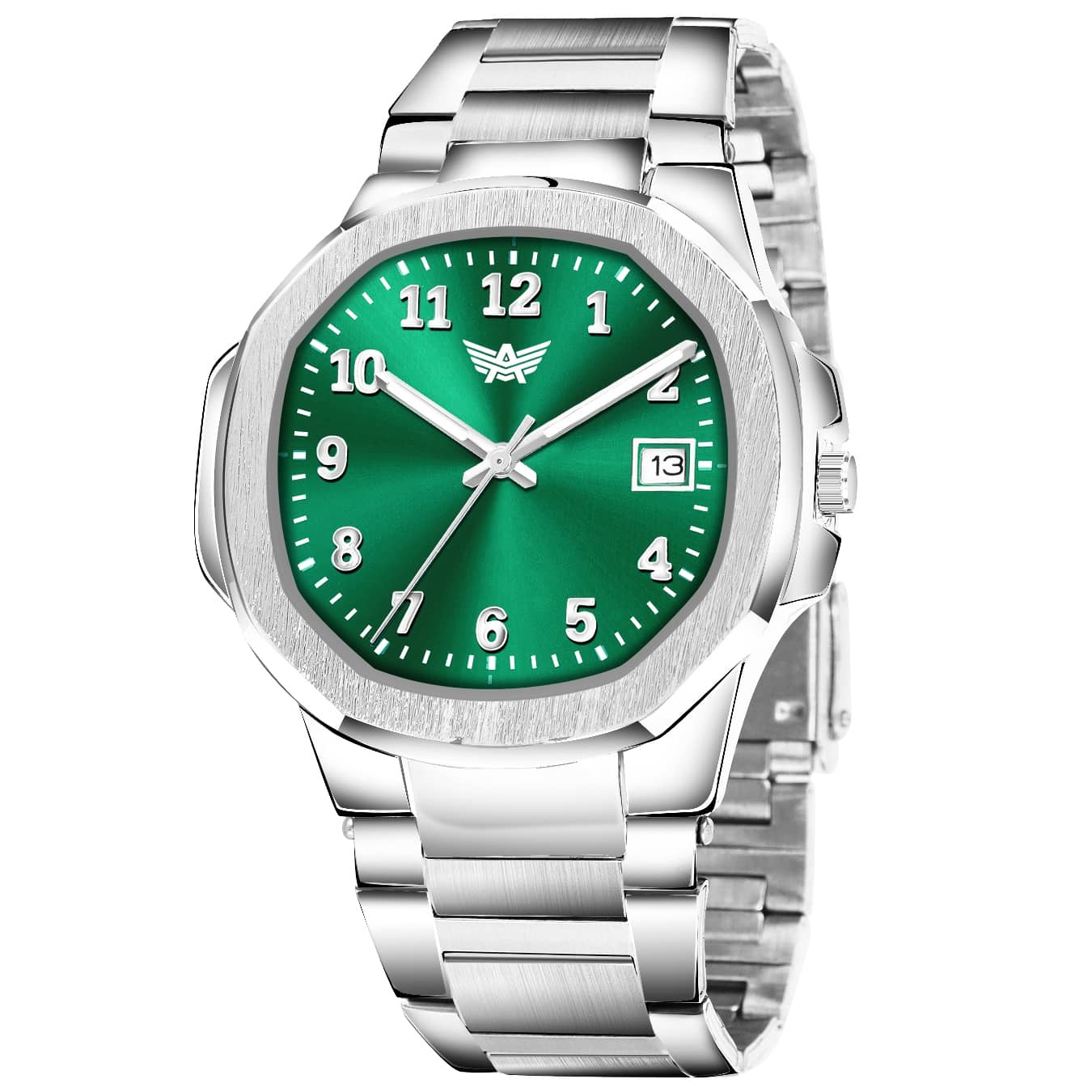 Abrexo Silver Stainless Steel Analog Men's Watch