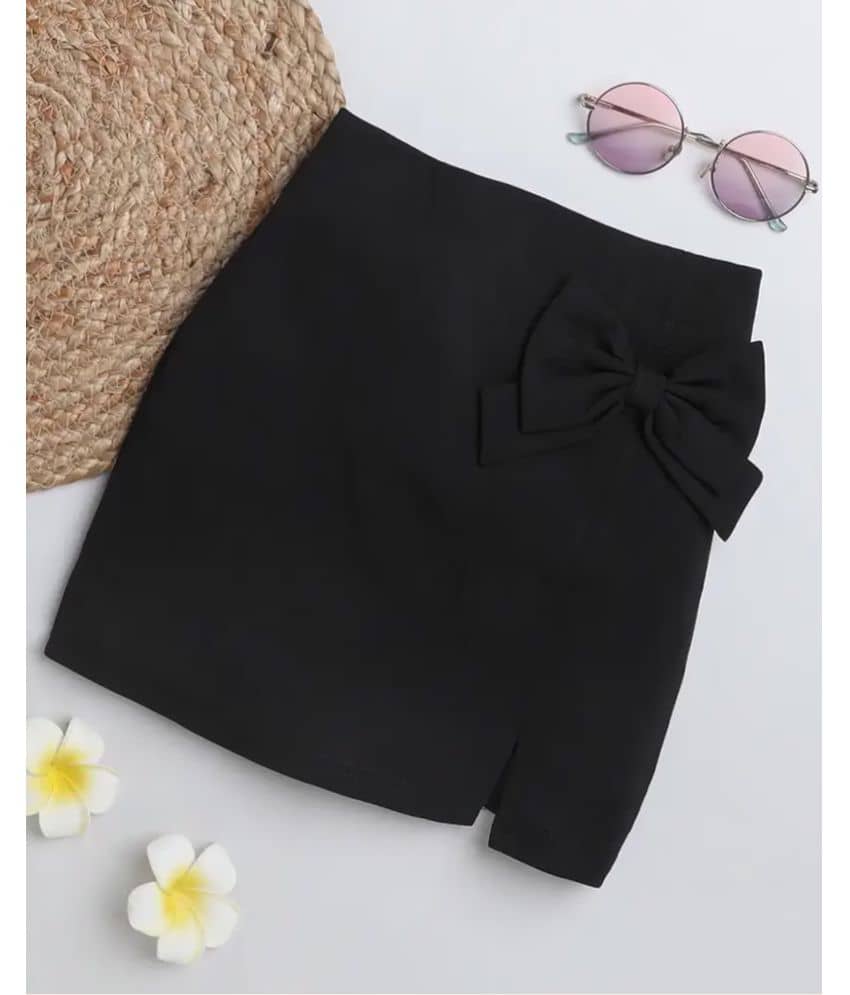 Addyvero Pack of 1 Girls Cotton Blend Straight Skirt ( Black ) - Shorts | Buy online on ZillyBuy