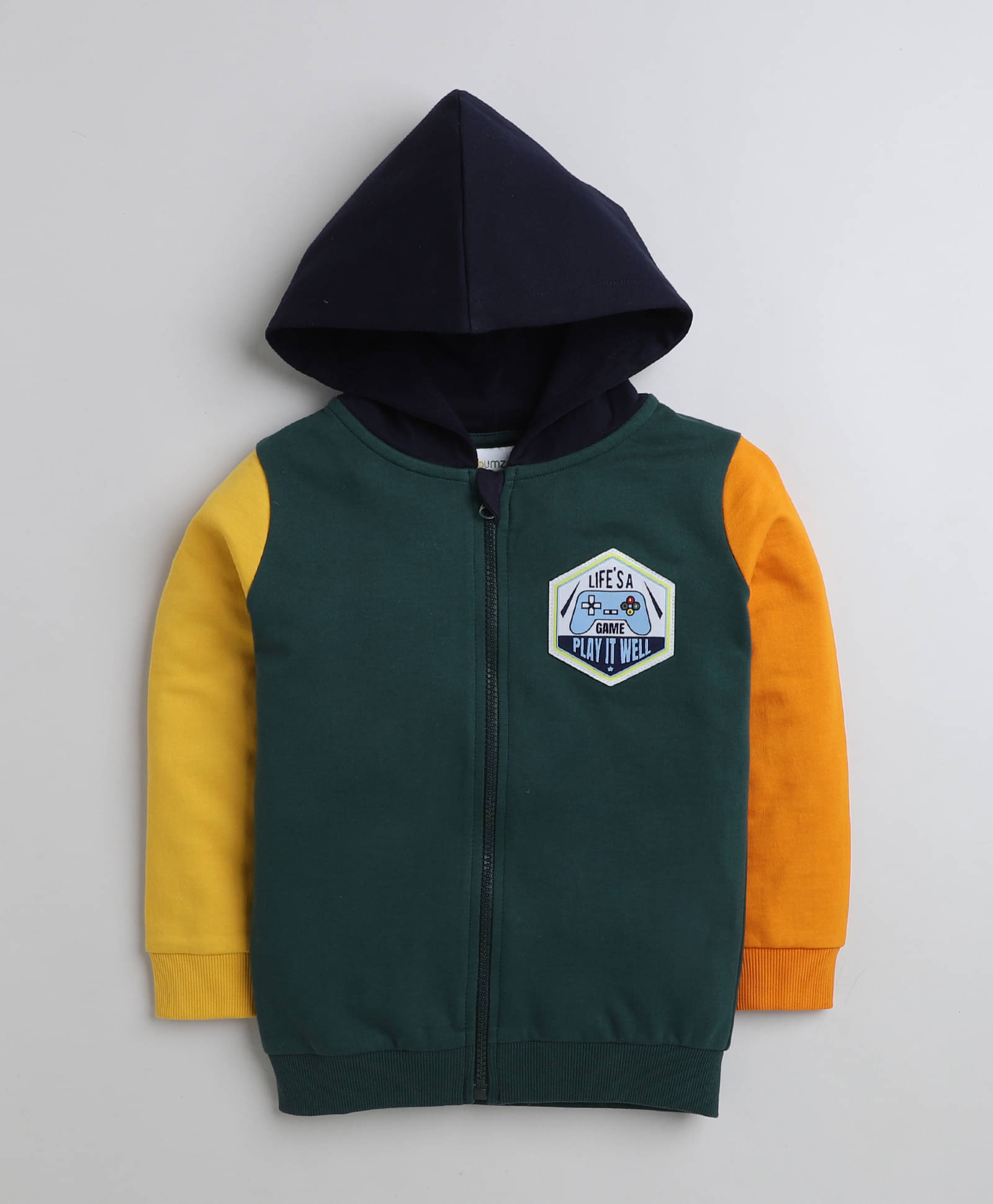     			BUMZEE Pack of 1 Boys Cotton Sweatshirt ( Green )