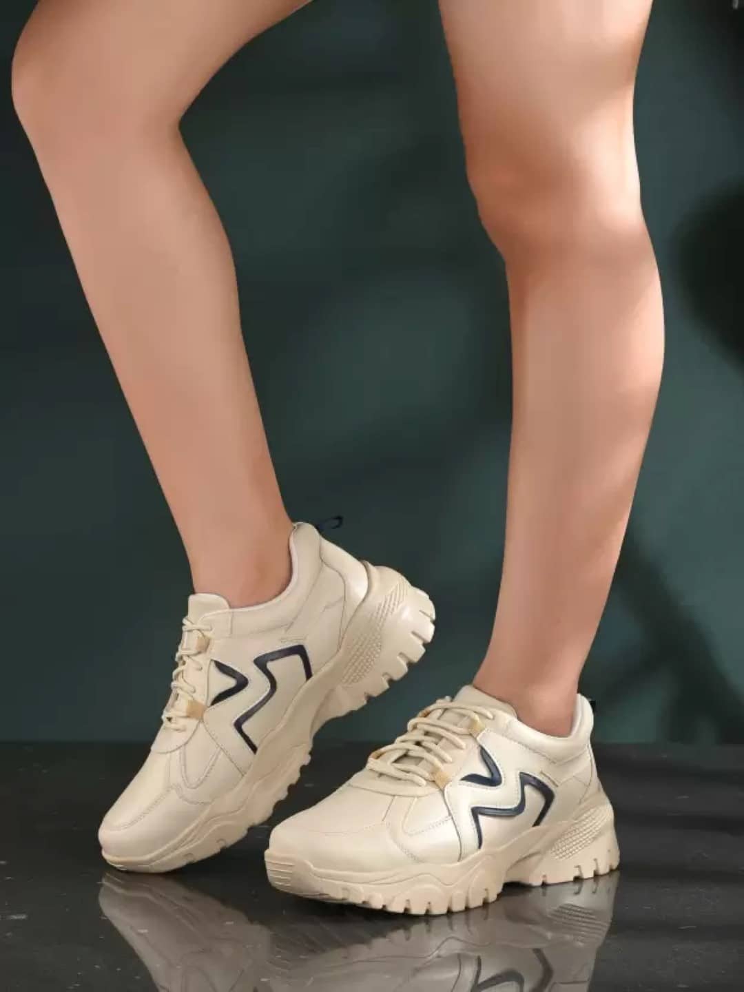 Big Fox Cream Women's Sneakers - Casual Shoes | Buy online on ZillyBuy