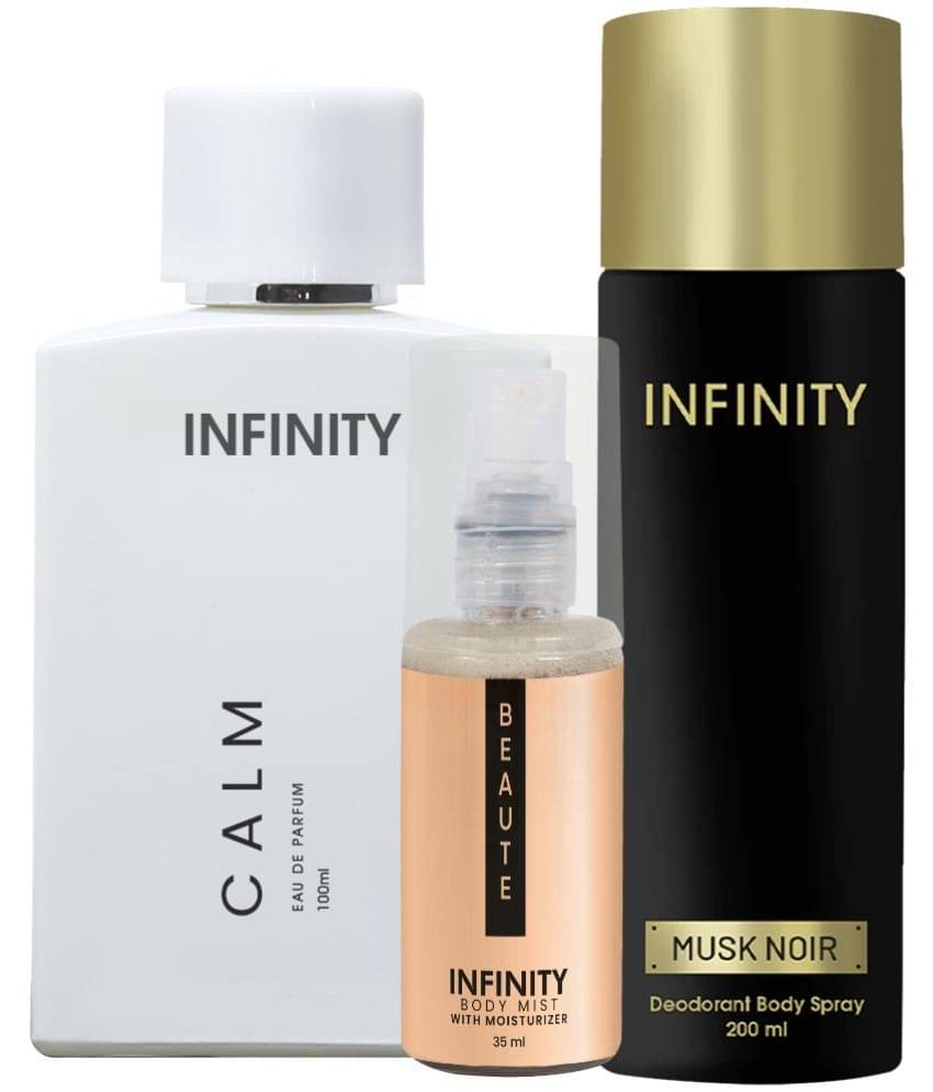     			CFS Calm EDP Perfume 100ml, Musk Noir Deo Body Spray 200ml, Beaute Body Mist 35ml Long Lasting Perfume Pack of 3