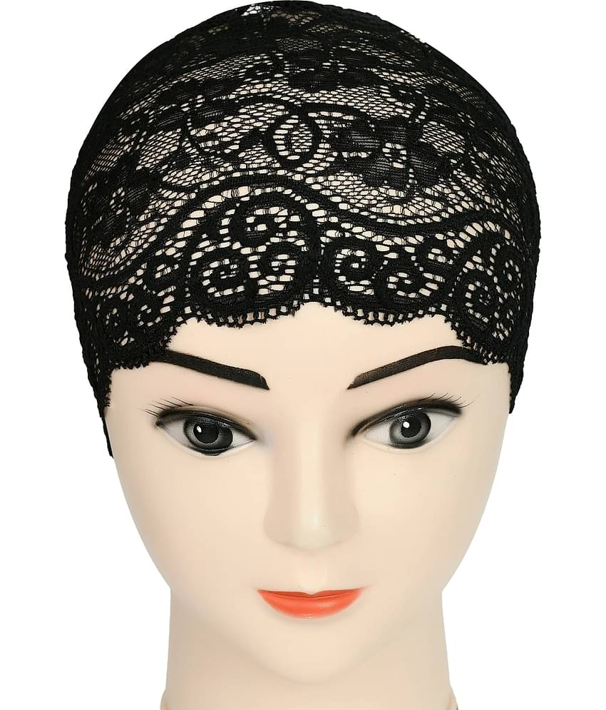 DCENT KRAFT Maroon Cotton Women's Headwrap ( Pack of 2 )