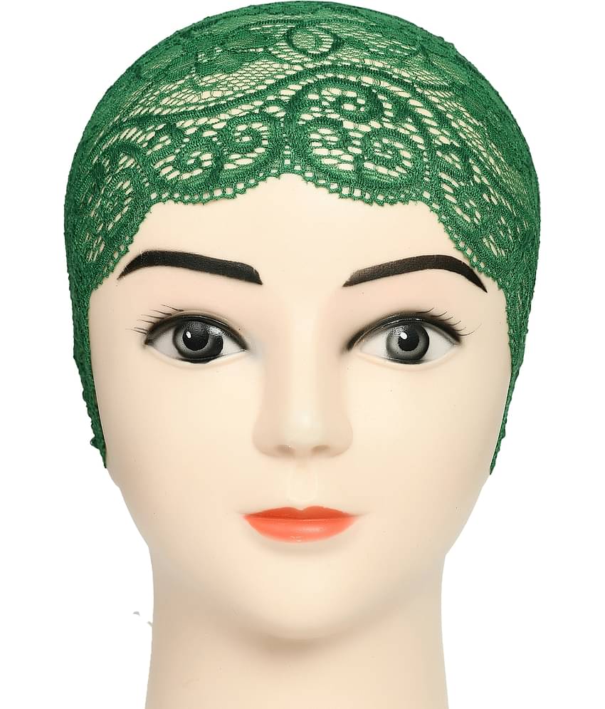 DCENT KRAFT Maroon Cotton Women's Headwrap ( Pack of 2 )