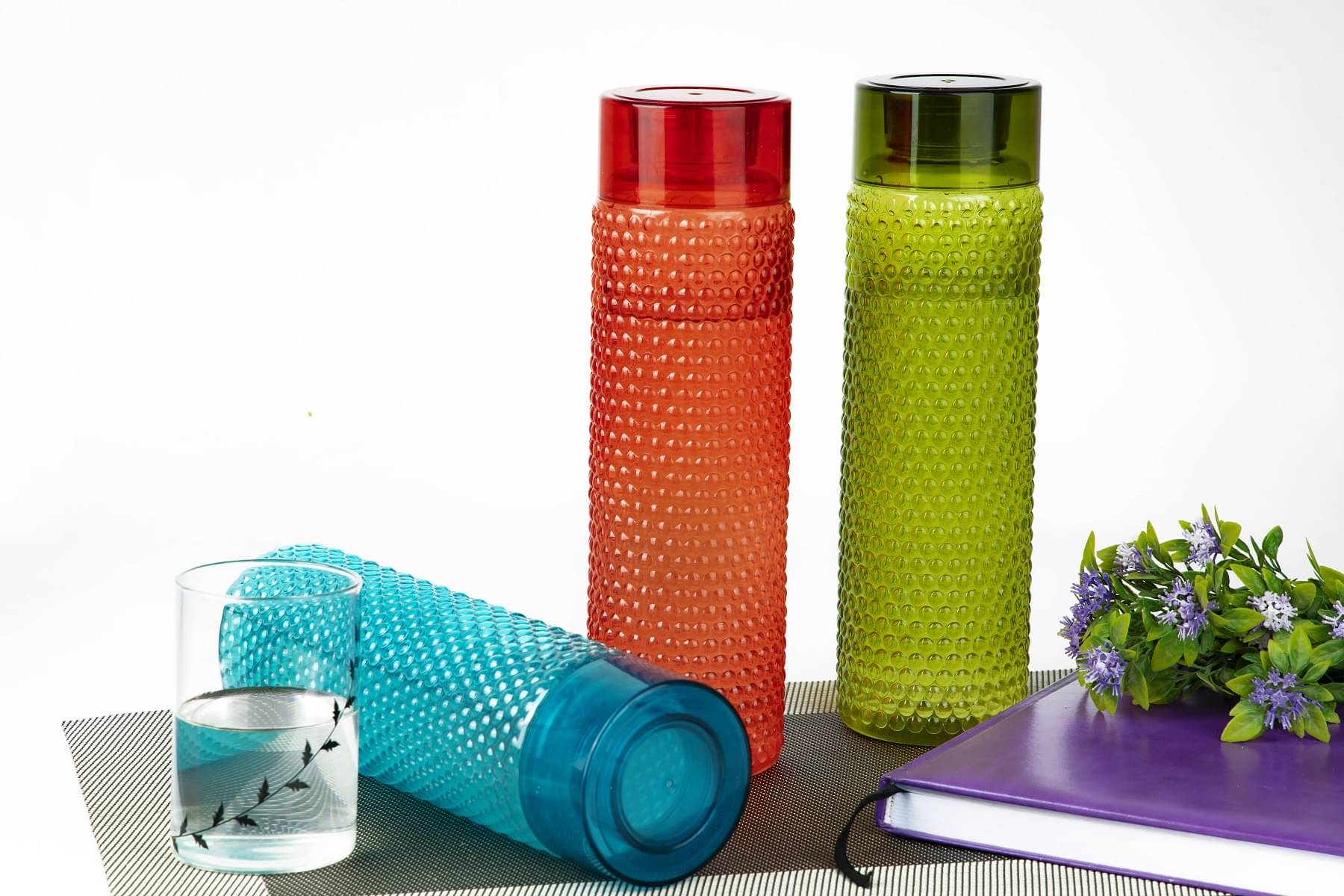 Dark Sun Kitchenware Fridge/School/Office Multicolour PET Fridge Water Bottle 1000 mL ( Set of 3 ) Dark Sun Kitchenware Fridge/School/Office Multicolour PET Fridge Water Bottle 1000 mL ( Set of 3 )